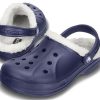 Crocs Classic Clog Crocs Stay Warm Odolné proti opotřebení Námořnická modrá Unisex pantofle 16244-49U