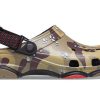 Crocs Classic Clog Desert Camouflage Beach Unisex Černé Hnědé sandály 207305-088
