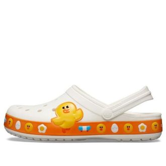 Crocs Classic Clog Line Friends Beach White Yellow Unisex sandály „White Yellow“ 205791-100 Crocs Classic Clog Line Friends Beach White Yellow Unisex sandály „White Yellow“ 205791-100
