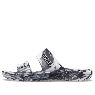 Crocs Classic Clog Marble Beach Sportovní pantofle Unisex Bílá Černá 207701-103 Crocs Classic Clog Marble Beach Sportovní pantofle Unisex Bílá Černá 207701-103