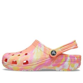 Crocs Classic Clog Marble Beach Sports Unisex červené Vícebarevné sandály „Red“ 206867-83F Crocs Classic Clog Marble Beach Sports Unisex červené Vícebarevné sandály „Red“ 206867-83F