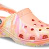 Crocs Classic Clog Marble Beach Sports Unisex červené Vícebarevné sandály „Red“ 206867-83F Crocs Classic Clog Marble Beach Sports Unisex červené Vícebarevné sandály „Red“ 206867-83F