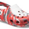 Crocs Classic Clog Marble Beach Sports Unisex červenobílé sandály „Red White“ 206867-884 Crocs Classic Clog Marble Beach Sports Unisex červenobílé sandály „Red White“ 206867-884