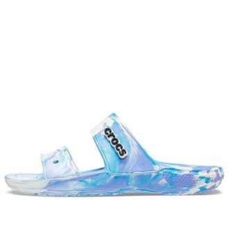 Crocs Classic Clog Marble Beach Unisex White Blue Pantofle „White Blue“ 207701-1FK Crocs Classic Clog Marble Beach Unisex White Blue Pantofle „White Blue“ 207701-1FK