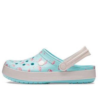 Crocs Classic Clog Pattern Crocs Beach ledově modré sandály 205579-4IU Crocs Classic Clog Pattern Crocs Beach ledově modré sandály 205579-4IU