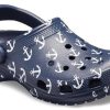Crocs Classic Clog Printing Sandals Deep Blue 206053-462 Crocs Classic Clog Printing Sandals Deep Blue 206053-462
