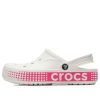 Crocs Classic Clog Prodyšná protiskluzová obuv Růžová Bílá 206852-100