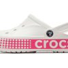 Crocs Classic Clog Prodyšná protiskluzová obuv Růžová Bílá 206852-100