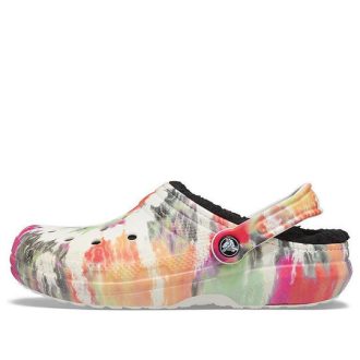 Crocs Classic Clog Tie Dye Shoe Multi-Color Black 206341-0C4 Crocs Classic Clog Tie Dye Shoe Multi-Color Black 206341-0C4