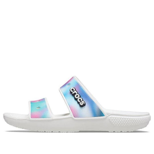 Crocs Classic Colorful Unisex vícebarevné bílé sandály 207771-94S Crocs Classic Colorful Unisex vícebarevné bílé sandály 207771-94S