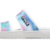 Crocs Classic Colorful Unisex vícebarevné bílé sandály 207771-94S Crocs Classic Colorful Unisex vícebarevné bílé sandály 207771-94S