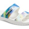 Crocs Classic Colorful Unisex vícebarevné bílé sandály 207771-94S Crocs Classic Colorful Unisex vícebarevné bílé sandály 207771-94S