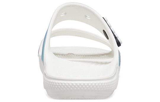 Crocs Classic Colorful Unisex vícebarevné bílé sandály 207771-94S Crocs Classic Colorful Unisex vícebarevné bílé sandály 207771-94S