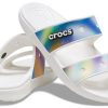 Crocs Classic Colorful Unisex vícebarevné bílé sandály 207771-94S Crocs Classic Colorful Unisex vícebarevné bílé sandály 207771-94S