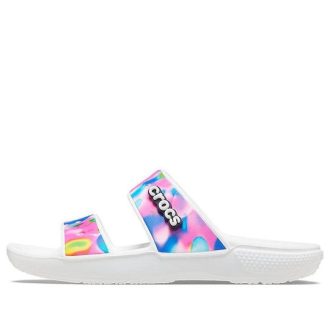 Crocs Classic Colorful Unisex White Pink Pantofle „White Pink“ 207771-102