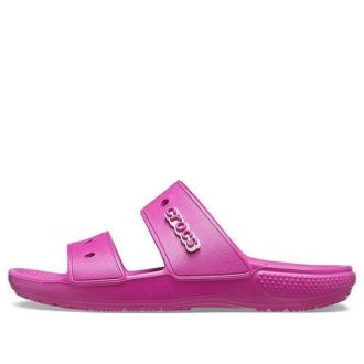 Crocs Classic Cozy Unisex Purple Red Sandály 206761-6SV