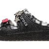 Crocs Classic Cozzzy Disco Glitter Sandals „Black“ 208074-0C4