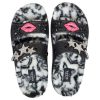 Crocs Classic Cozzzy Disco Glitter Sandals „Black“ 208074-0C4