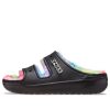 Crocs Classic Cozzzy Spray Dye Sandals „Black Multi“ 208046-0C4