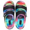 Crocs Classic Cozzzy Spray Dye Sandals „Black Multi“ 208046-0C4