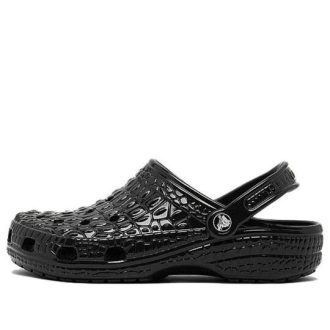 Crocs Classic Crocskin Clogs „Black“ 209093-001