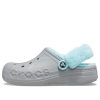 Crocs Classic dřevák Stay Warm Fleecová obuv Unisex šedá Modrá 206633-0IG