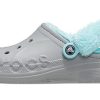 Crocs Classic dřevák Stay Warm Fleecová obuv Unisex šedá Modrá 206633-0IG