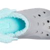 Crocs Classic dřevák Stay Warm Fleecová obuv Unisex šedá Modrá 206633-0IG