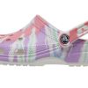 Crocs Classic dřevák Vzor Crocs Flat Heel Sportovní barevné modré sandály 205453-6SN