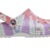 Crocs Classic dřevák Vzor Crocs Flat Heel Sportovní barevné modré sandály 205453-6SN