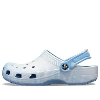 Crocs Classic dřevák Vzor Crocs Unisex Modré sandály A205453-44O