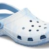 Crocs Classic dřevák Vzor Crocs Unisex Modré sandály A205453-44O