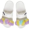 Crocs Classic Fur Sure 2 páskové sandály „White“ 207405-100