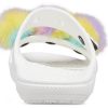 Crocs Classic Fur Sure 2 páskové sandály „White“ 207405-100