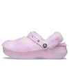 Crocs Classic Fure Clogs Balerína „Růžově bílá“ 207303-6SU