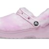 Crocs Classic Fure Clogs Balerína „Růžově bílá“ 207303-6SU