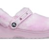 Crocs Classic Fure Clogs Balerína „Růžově bílá“ 207303-6SU