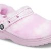 Crocs Classic Fure Clogs Balerína „Růžově bílá“ 207303-6SU