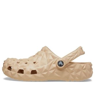Crocs Classic Geometrické dřeváky „Béžová“ 209563-2DS