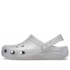 Crocs Classic Glitter Clogs „Stříbrné“ 205942-0IC