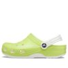 Crocs Classic Glow in the Dark dřeváky „Lime Green White“ 209101-3UH
