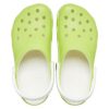 Crocs Classic Glow in the Dark dřeváky „Lime Green White“ 209101-3UH