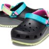 Crocs Classic Hiker Clog „Black Blue Yellow“ 206772-0C4