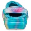 Crocs Classic lemované solární dřeváky „White Blue Aqua“ 207560-4SU