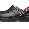 Crocs Classic Lined Animal Remix Clog „Black & Multi“ 207842-0ZR
