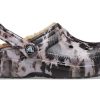 Crocs Classic Lined Bleach Dye Clogs „Black White Beige“ 207299-001
