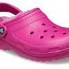 Crocs Classic Lined Clog Sportovní Unisex Purple Red Sandály 203591-6SV