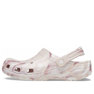 Crocs Classic Marbled Clogs „White Pink“ 206867-6WS