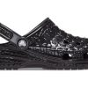 Crocs Classic Metallic Crocskin Clogs „Black“ 209093-040