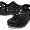 Crocs Classic Metallic Crocskin Clogs „Black“ 209093-040